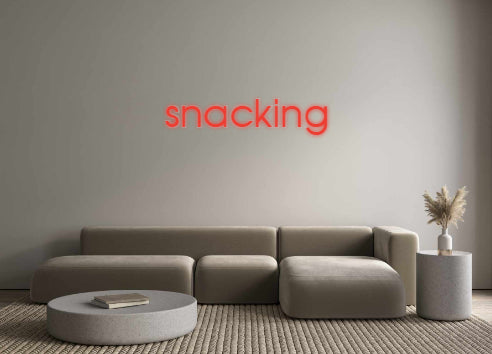 Custom Neon: snacking