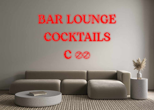 Custom Neon: BAR LOUNGE...
