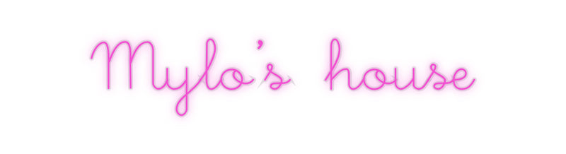 Custom Neon: Mylo’s house