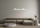 Benutzerdefiniertes Neon: McCannPari