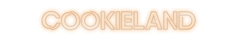 Néon personalizado: Cookieland