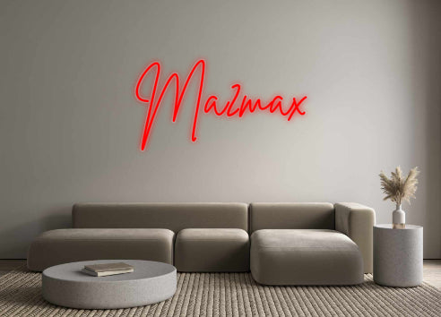 Neón personalizado: Ma2max
