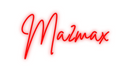 Neon personalizzato: Ma2max