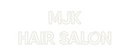 Custom Neon: MJK
Hair salon