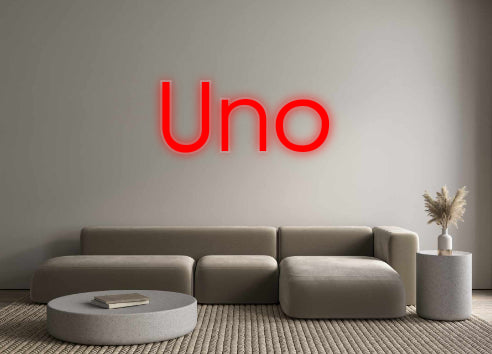 Benutzerdefiniertes Neon: Uno