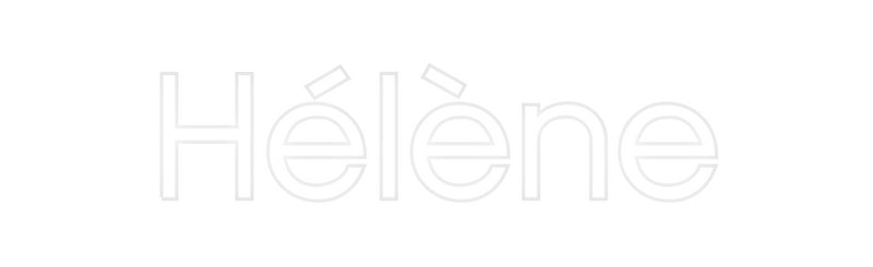 Néon personalizado: Helene