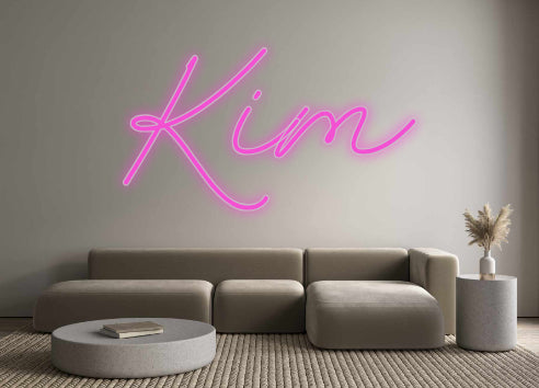 Néon personalizado: Kim