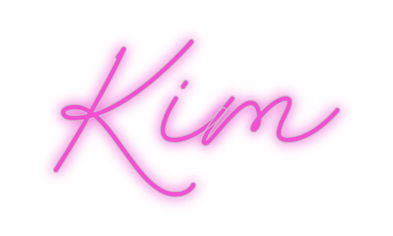 Néon personalizado: Kim