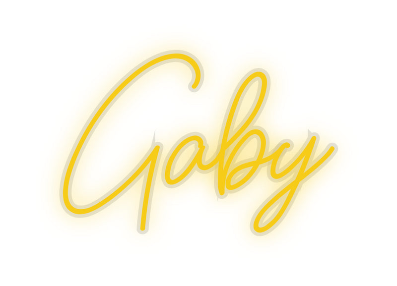Néon personalizado: Gaby