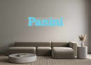 Néon personalizado: Panini