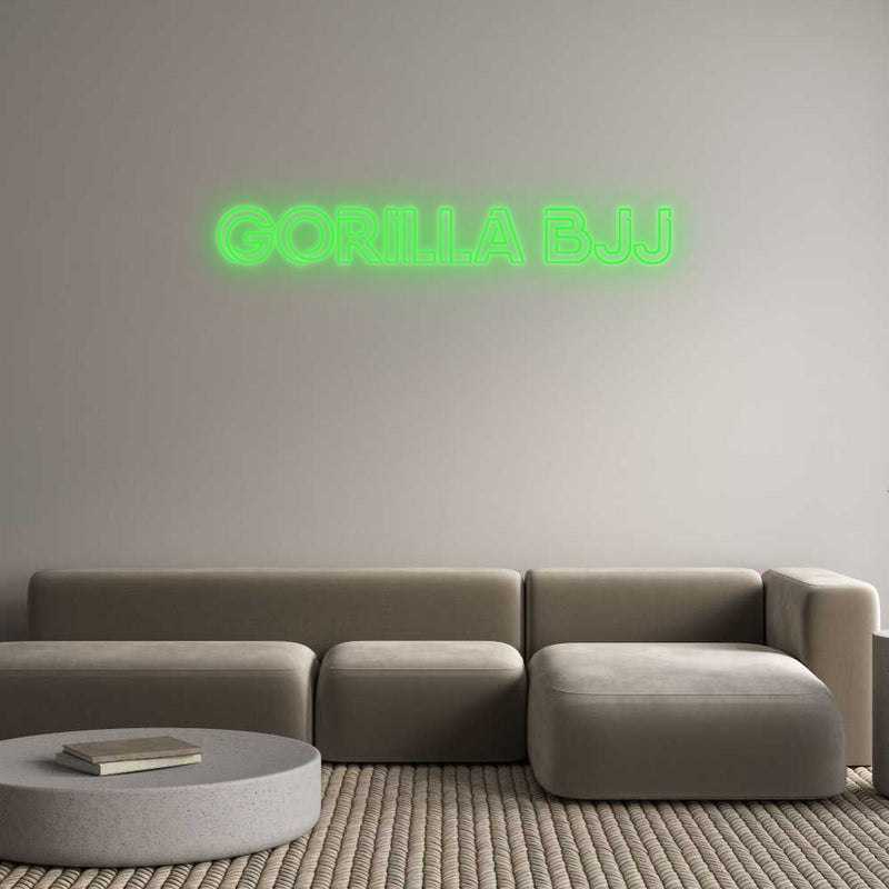 Custom Neon: GORILLA BJJ