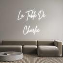 Custom Neon: The Table
...