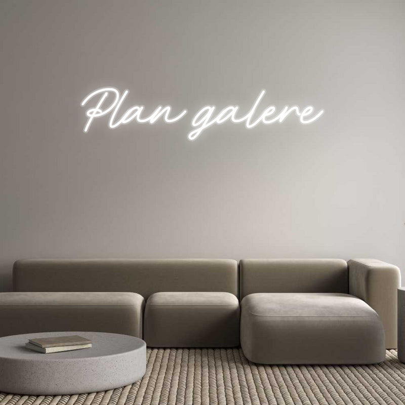 Neon personalizzato: Plan galere