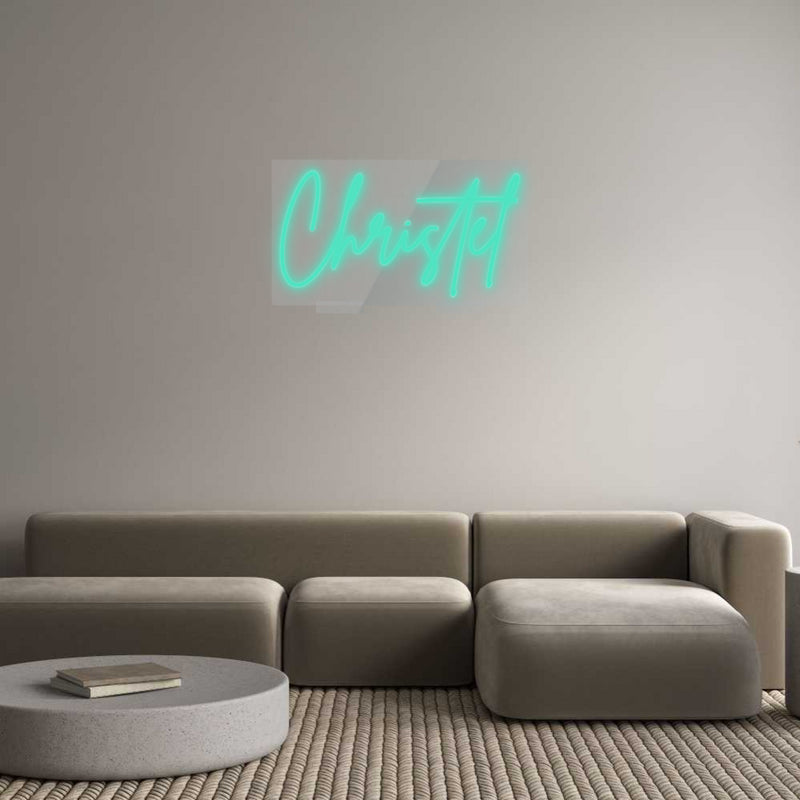 Neon personalizzato: Christel