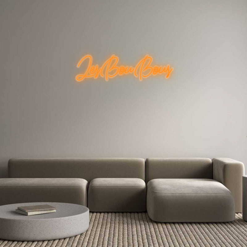 Néon personalizado: LesBouBous