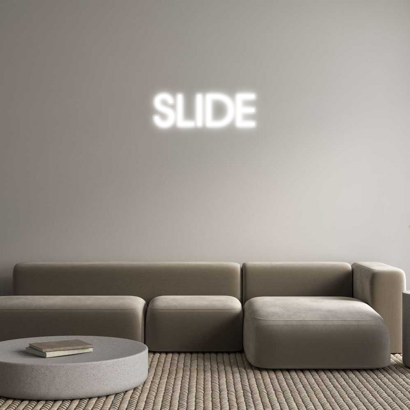 Neon personalizzato: SLIDE