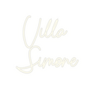 Custom Neon: Villa
Simone