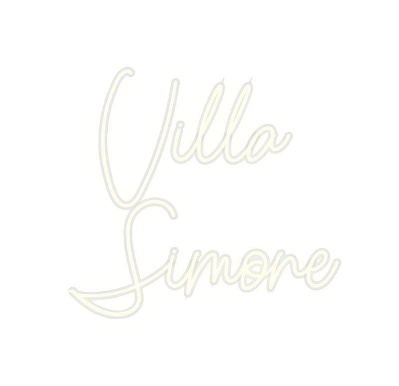 Neon personalizzato: Villa
Simone