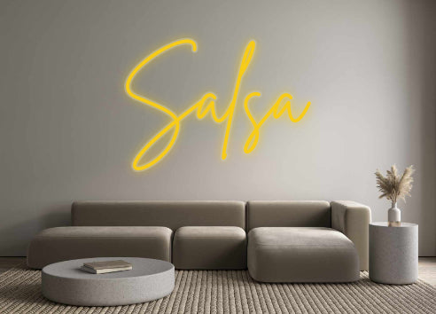 Néon personalizado: Salsa