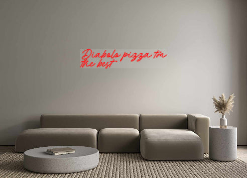 Neon Personalizado: pizza Diabolo...