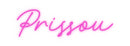 Versión francesa de neón personalizada Prissou