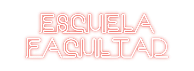 Custom Neon Spanish Version Escuela
I do...