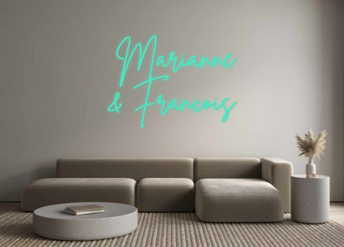 Versione francese neon personalizzata Marianne
& F...