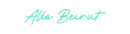 Custom Neon French Version Allo Beirut