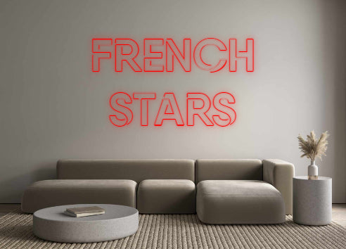 Versione francese neon personalizzata FRANCESE
STELLE