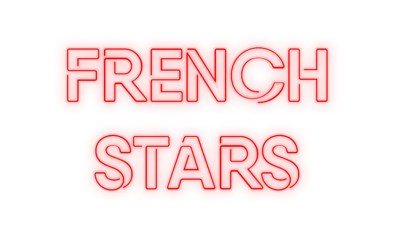 Versione francese neon personalizzata FRANCESE
STELLE