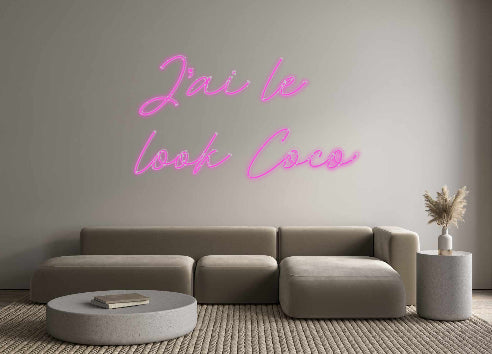 Custom Neon French Version J’ai le 
for...