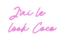 Custom Neon French Version J’ai le 
loo...