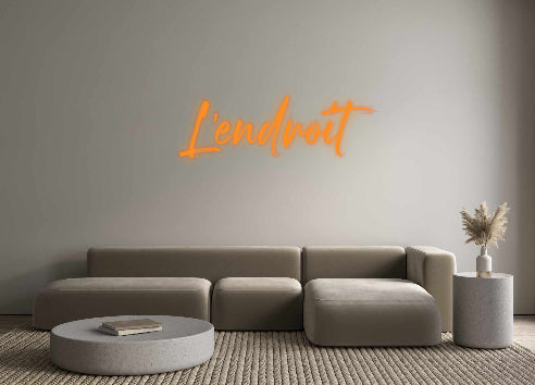 Custom Neon French Version The place