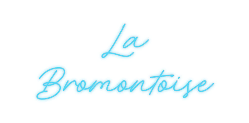 Custom Neon French Version La
Bromontoise