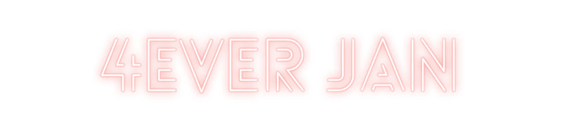 Custom Neon Spanish Version 4ever JAN