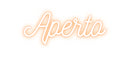Custom Neon Italian Version Aperto
