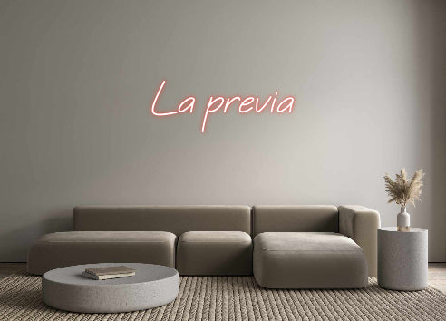 Custom Neon Spanish Version La previa