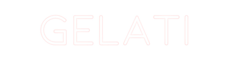 Custom Neon Italian Version gelati