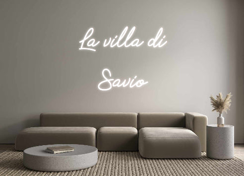 Custom Neon Italian Version The villa of
...