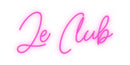 Custom Neon French Version Le Club