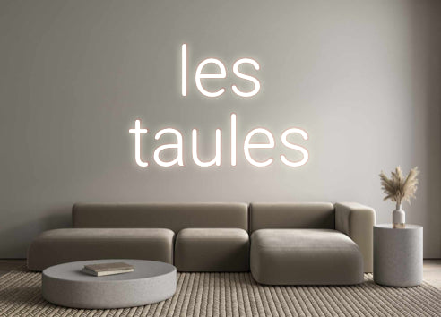 Custom Neon Spanish Version les 
tables
