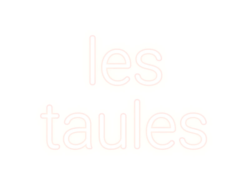 Custom Neon Spanish Version les 
tables