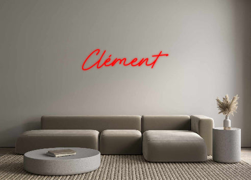 Custom Neon French Version Clément