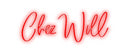 Custom Neon French Version Chez Will