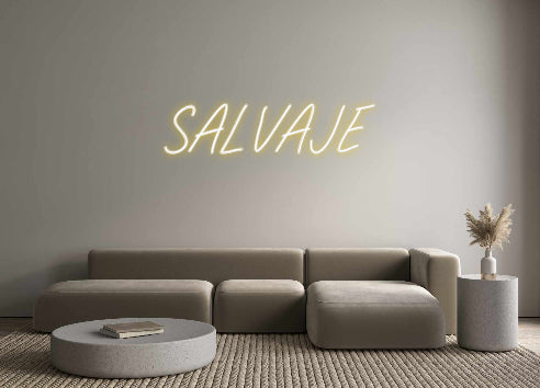 Custom Neon Spanish Version SALVAJE