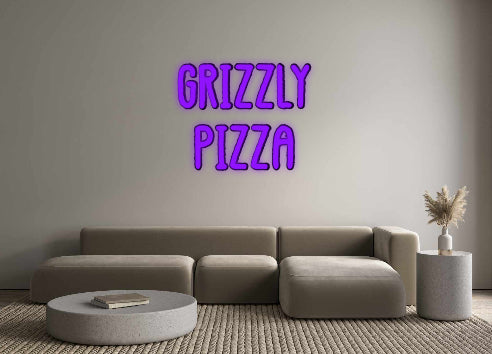 Custom Neon French Version Grizzly
Pizza