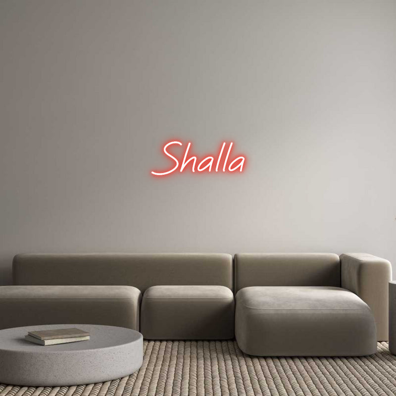 Custom Neon Italian Version Shalla