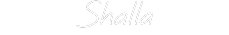 Custom Neon Italian Version Shalla