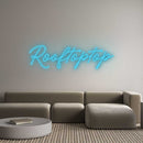 Custom Neon French Version Rooftoptop