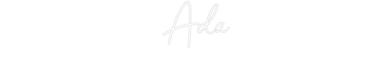 Custom Neon Italian Version Ada